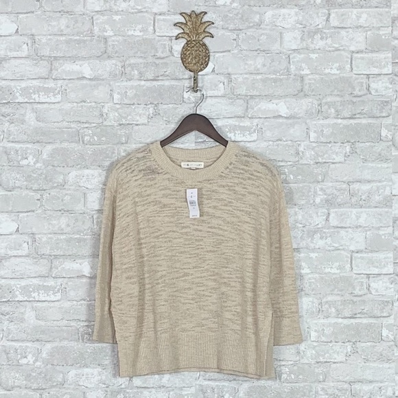 NWT Lou & Grey Dolman Knit Sweater in Natural Oat - Picture 4 of 7